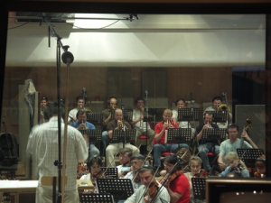 The Red Canvas recording in the CNSO Studio